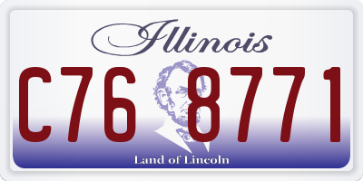 IL license plate C768771