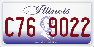 IL license plate C769022