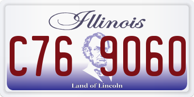 IL license plate C769060