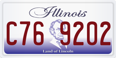IL license plate C769202