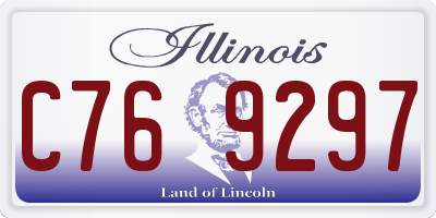 IL license plate C769297