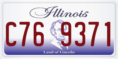 IL license plate C769371