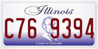 IL license plate C769394