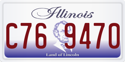IL license plate C769470