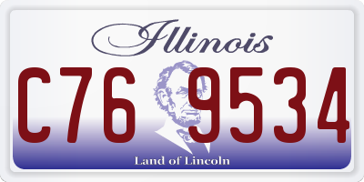 IL license plate C769534