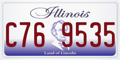 IL license plate C769535