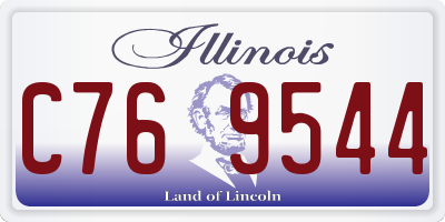 IL license plate C769544