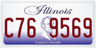 IL license plate C769569