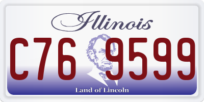 IL license plate C769599