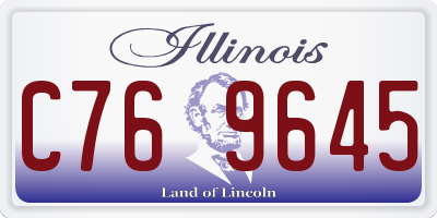 IL license plate C769645