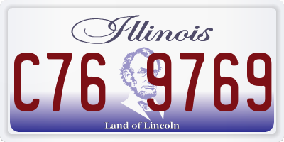IL license plate C769769