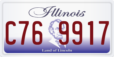 IL license plate C769917