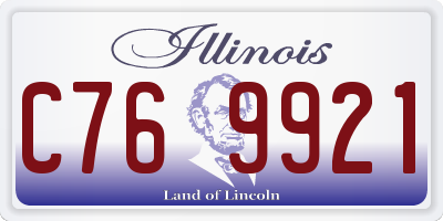 IL license plate C769921