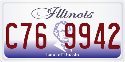 IL license plate C769942