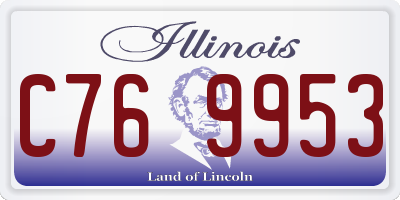 IL license plate C769953