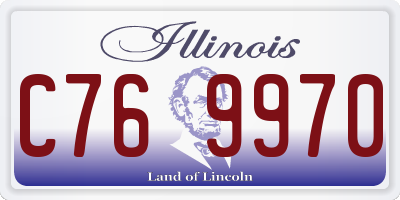 IL license plate C769970