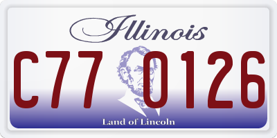IL license plate C770126
