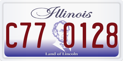 IL license plate C770128