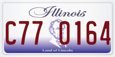 IL license plate C770164
