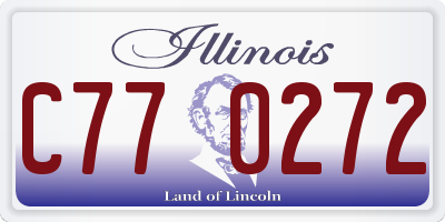 IL license plate C770272