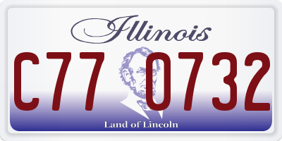 IL license plate C770732