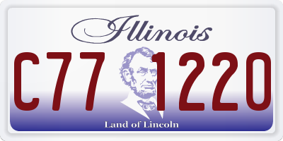 IL license plate C771220