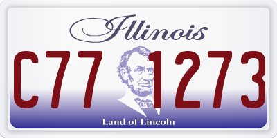 IL license plate C771273