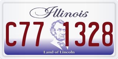 IL license plate C771328