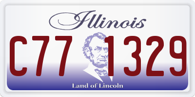 IL license plate C771329