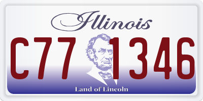 IL license plate C771346