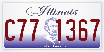 IL license plate C771367