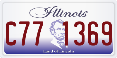 IL license plate C771369