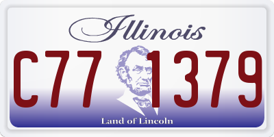 IL license plate C771379