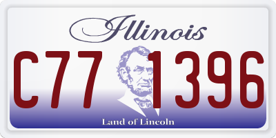 IL license plate C771396