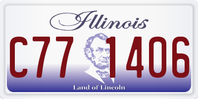 IL license plate C771406