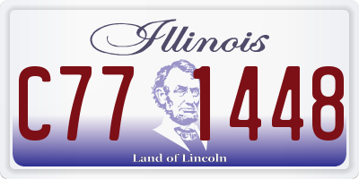 IL license plate C771448