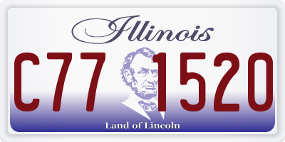 IL license plate C771520