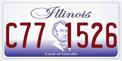 IL license plate C771526