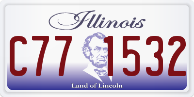 IL license plate C771532