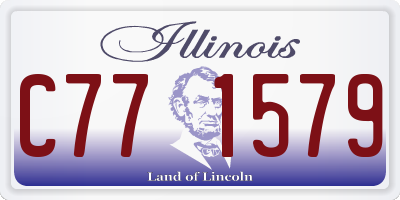 IL license plate C771579