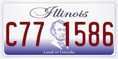 IL license plate C771586