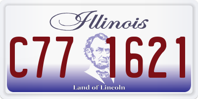 IL license plate C771621
