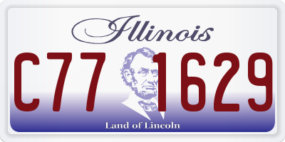 IL license plate C771629