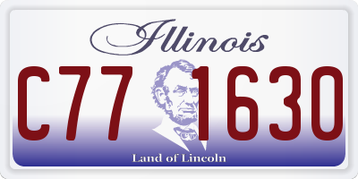 IL license plate C771630