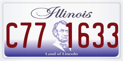 IL license plate C771633