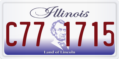 IL license plate C771715