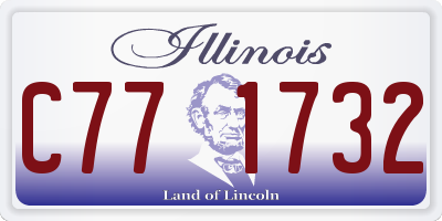 IL license plate C771732