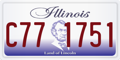 IL license plate C771751