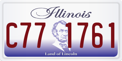IL license plate C771761