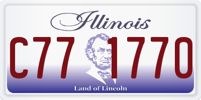 IL license plate C771770